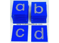 Placas tactiles letras minusculas