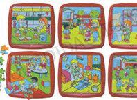 Puzzle hábitos y actividades 25 piezas