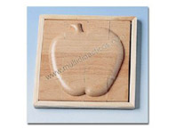 puzzle en relieve manzana