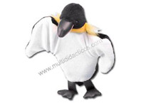 marioneta guante pingüino