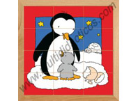 Puzzle animales Pingüino