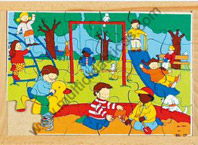 Puzzle actividades parque