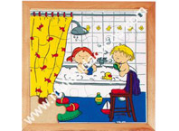 Puzzles higiene baño