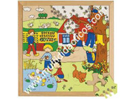 Puzzle estaciones Primavera