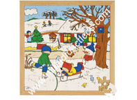 Puzzle estaciones Invierno