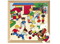 Puzzle colegio recreo