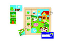 Puzzle ambiente granja