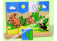 Puzzle vertical canguros