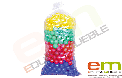 Bolas para piscina de 8 cm (500 unidades)