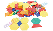 Juego figuras geometricas plasticas