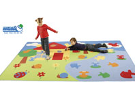 Alfombra infantil tierra y mar