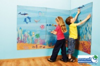 Pared juego oceano