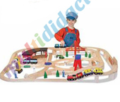 Conjunto de tren en madera