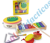 Juego de instrumentos de percusion