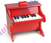 Piano 18 teclas rojo